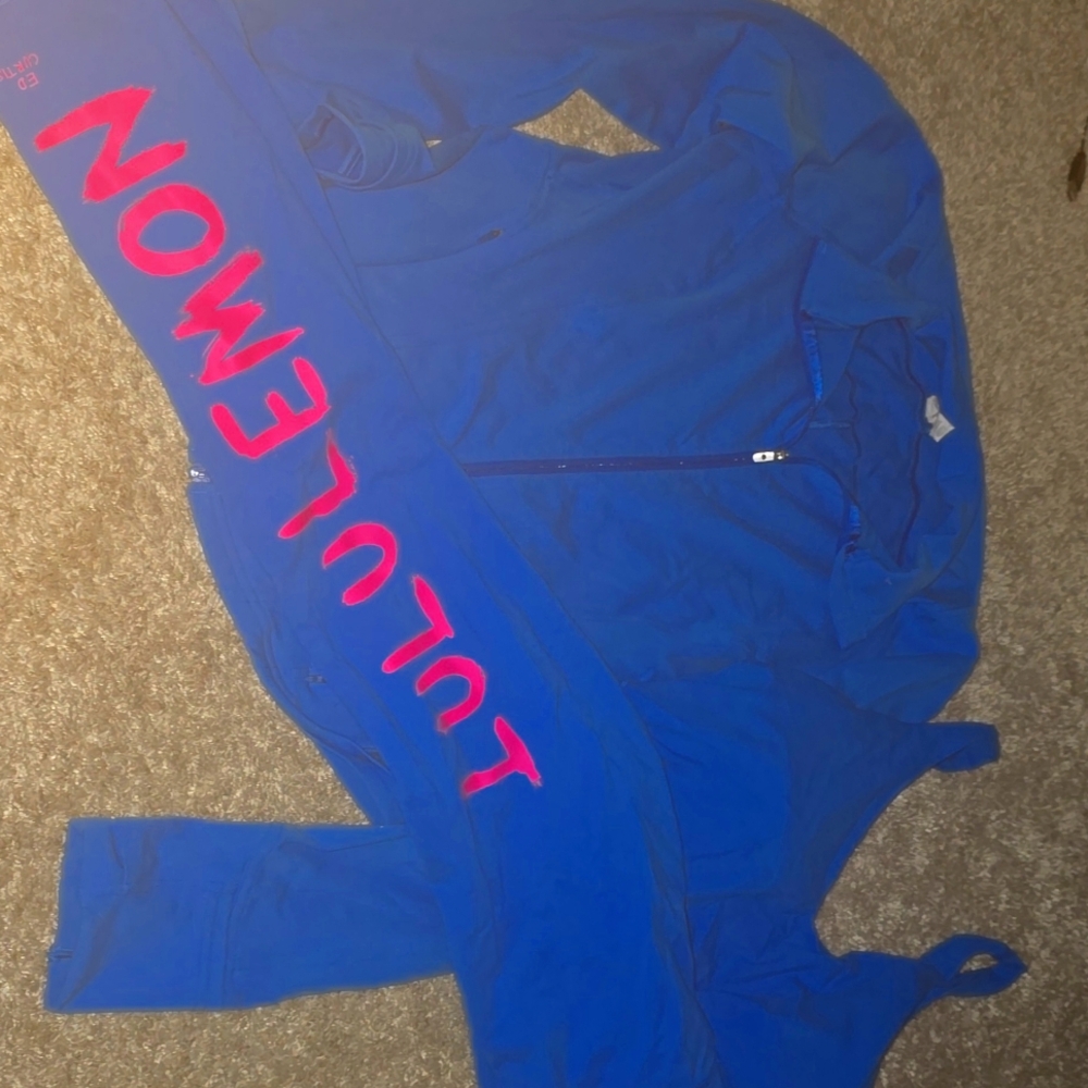 Lululemon 3 piece set blue